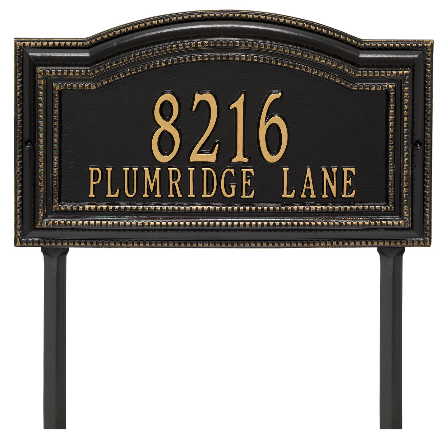 Whitehall Products Signature Series 2-Line Lawn Address Sign | Perigold