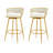 Isaias Swivel Counter Height Bar Stools Set of 2,31.5"Bar Height Stools-763968282