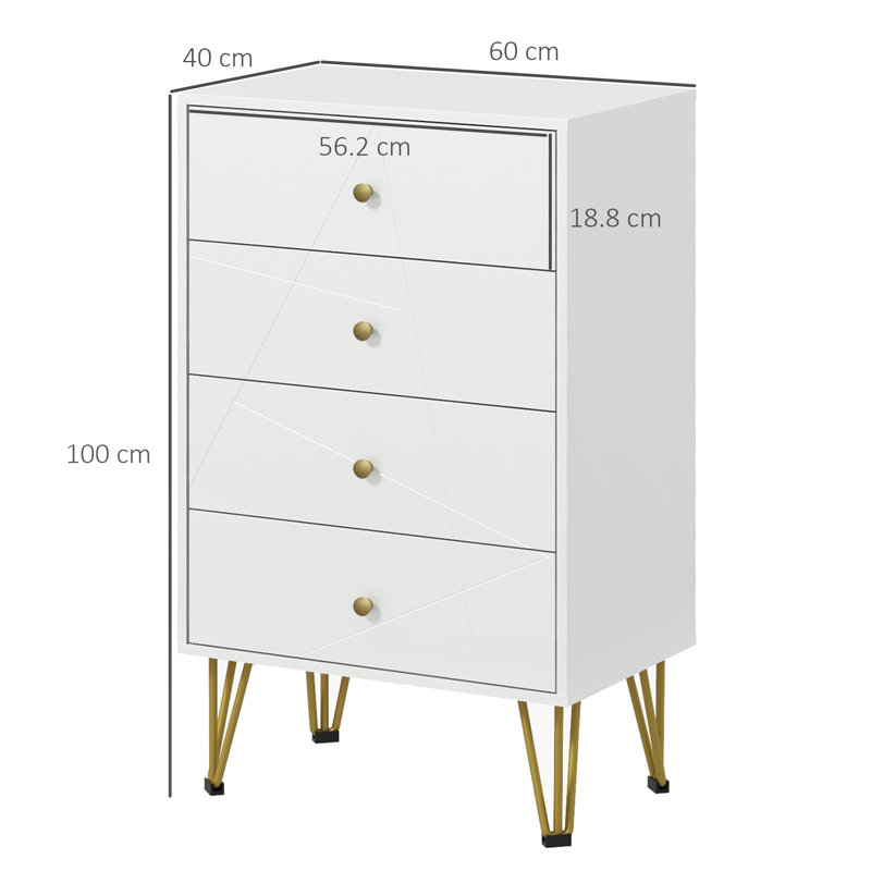 Veun 4 - Drawer Chest of Drawers