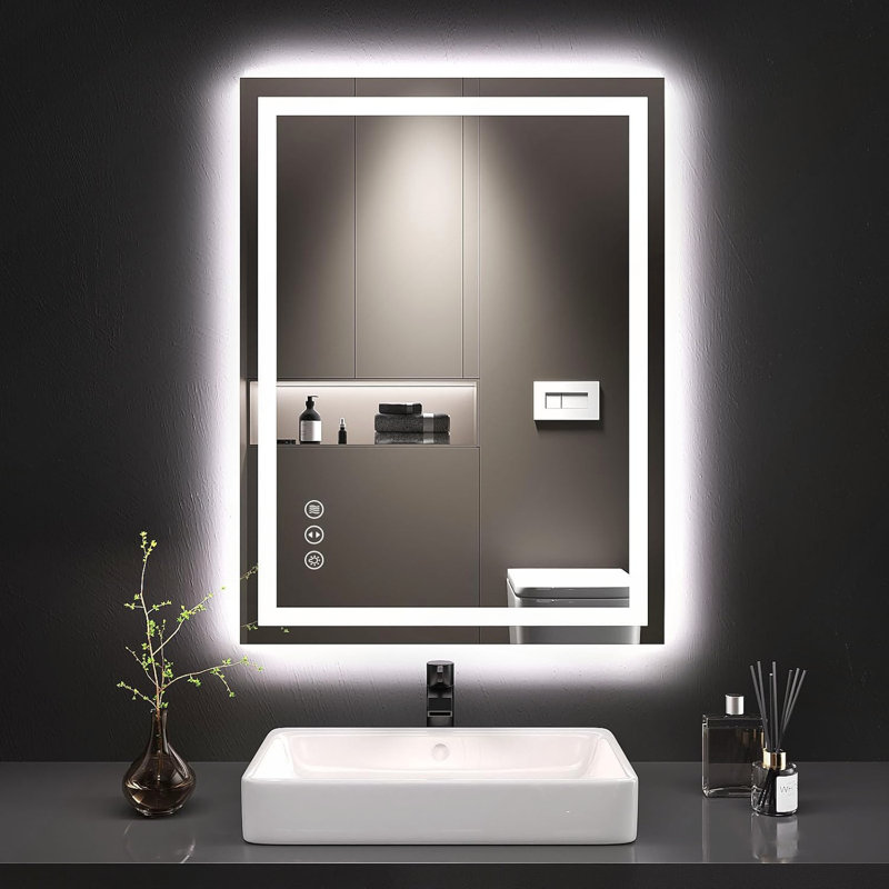 Miroir de salle de bain 32 po x 24 po