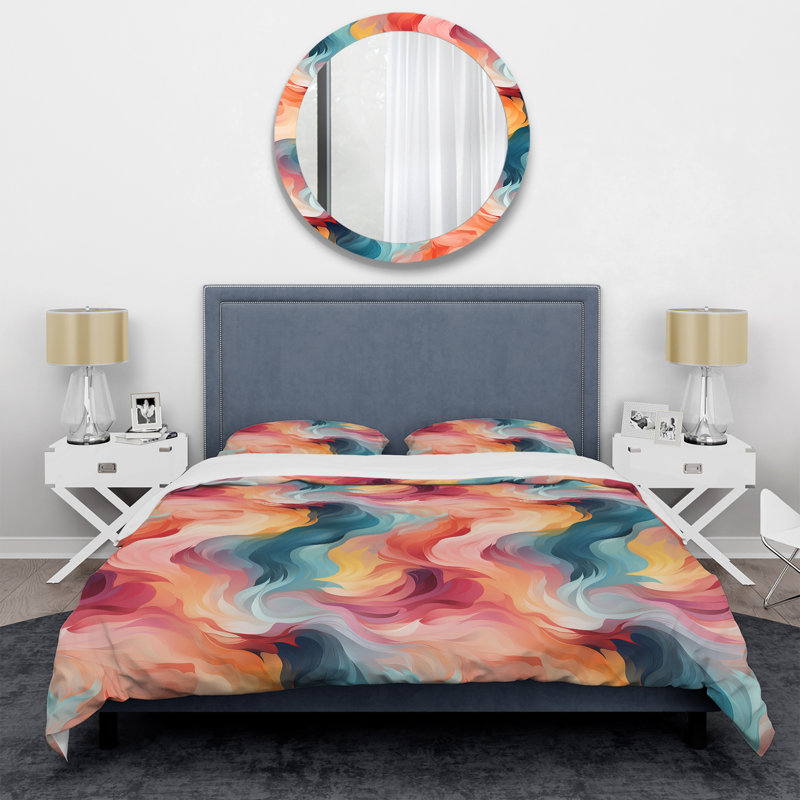 Ensemble de housse de couette Popart, Housse de couette simple + 1 taie décorative stan