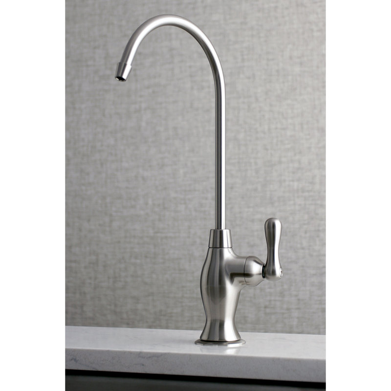 Robinet de filtration d'eau à fixation sur comptoir 1 trou Kingston, Nickel brossé
