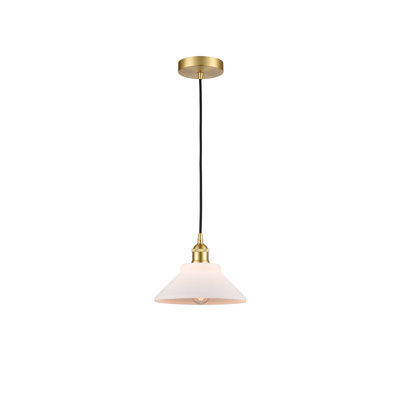 Luminaire suspendu conique à 1 lumière Choccolocco