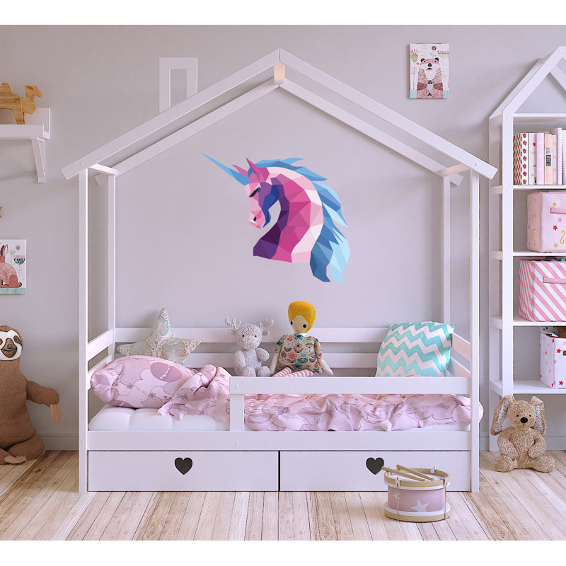 Adhésif décoratif licorne polygonale, GD179 (22 x 26)