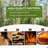Outsunny 2-Person Wooden Garden Bench, Outdoor Wagon Wheel Porch Bench For Backyard Garden