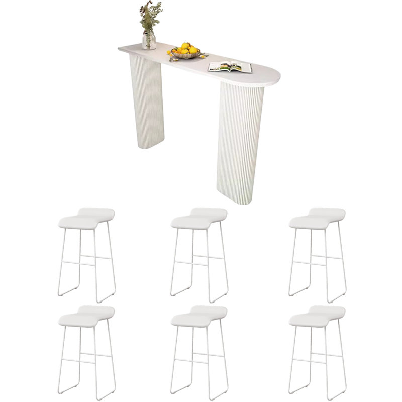 Alix, White, 41.3"H x 78.7"L x 15.7"W