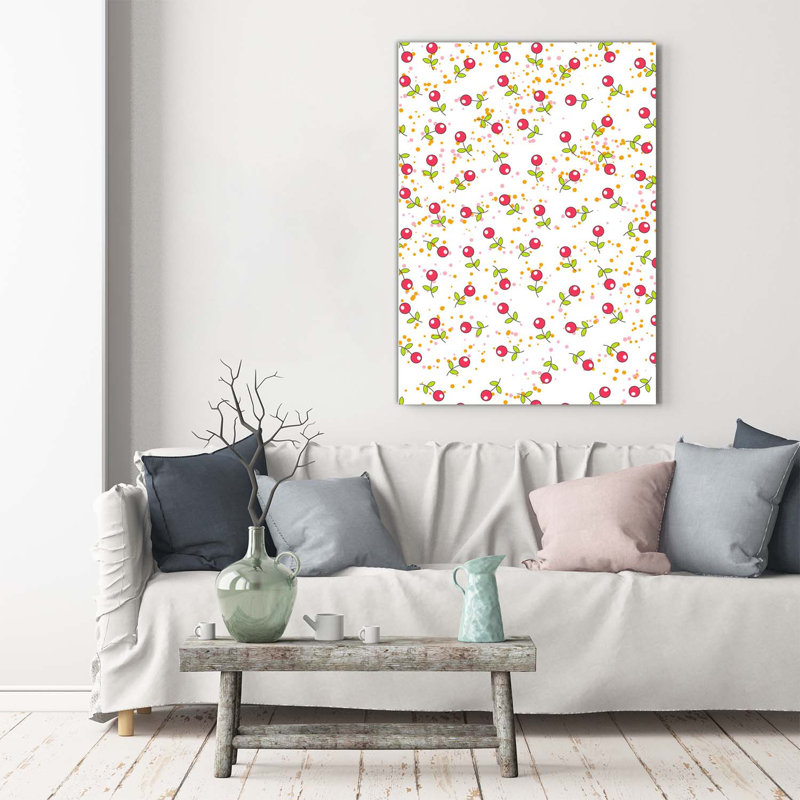 Cherries - Wrapped Canvas Print