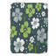 Olive Grey Blossoms - 1 Piece Premium Sherpa Blank Throw Blanket-1309513522