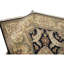 Hand Knotted Wool Area Rug in Black And Gold