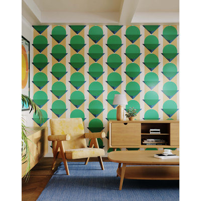 Bauhaus Geometric Wallpaper