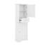 Grande armoire de rangement autoportante avec tiroir réglable-1391926302