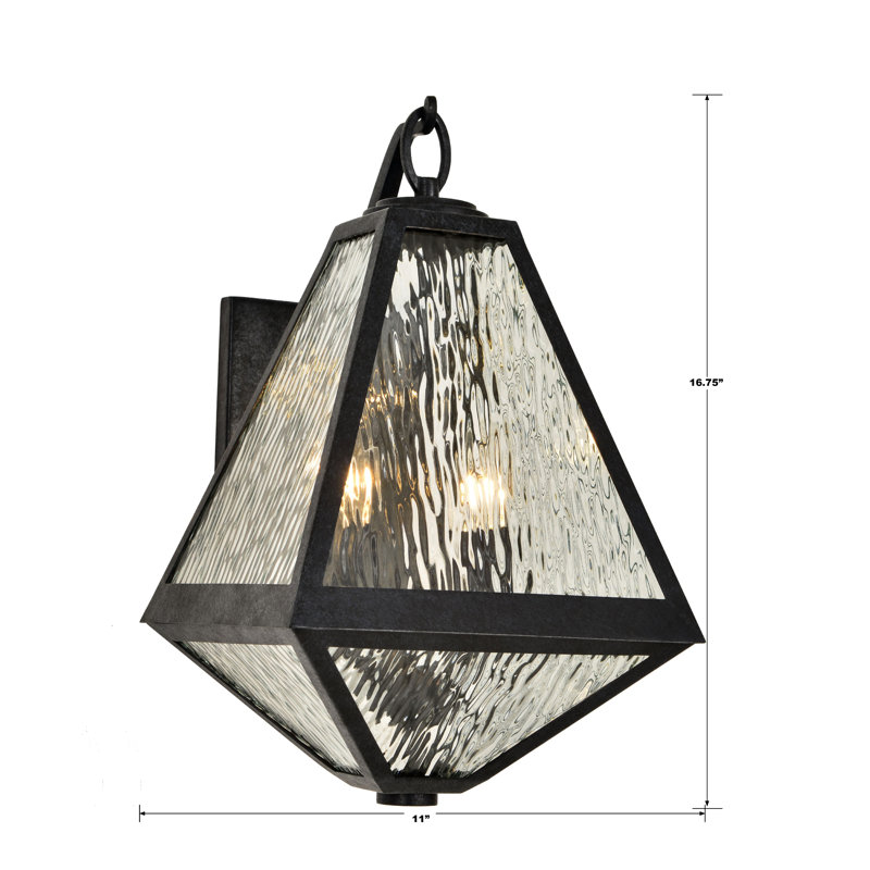 Glacier 2 - Light Outdoor Wall Lantern