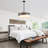 21.56" Modern 5-Light Dimmable Drum Chandelier-1367245195