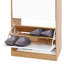 Armoire de rangement à chaussures à 3 tiroirs pour vestibule, peu encombrante, grande capacité, basculement, structure, autoportante, apparence simple
