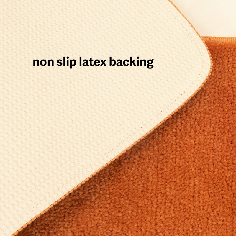 Comfy Collection Machine Washable Slip Resistant Indoor Stair Treads, Beige, 13, Rectangle 8" x 2'6"
