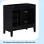 Meuble-lavabo 36 po sans lavabo, base d'armoire seulement, armoire de salle de bain avec tiroirs, structure solide et panneau de fibres à densité moyenne-115638824