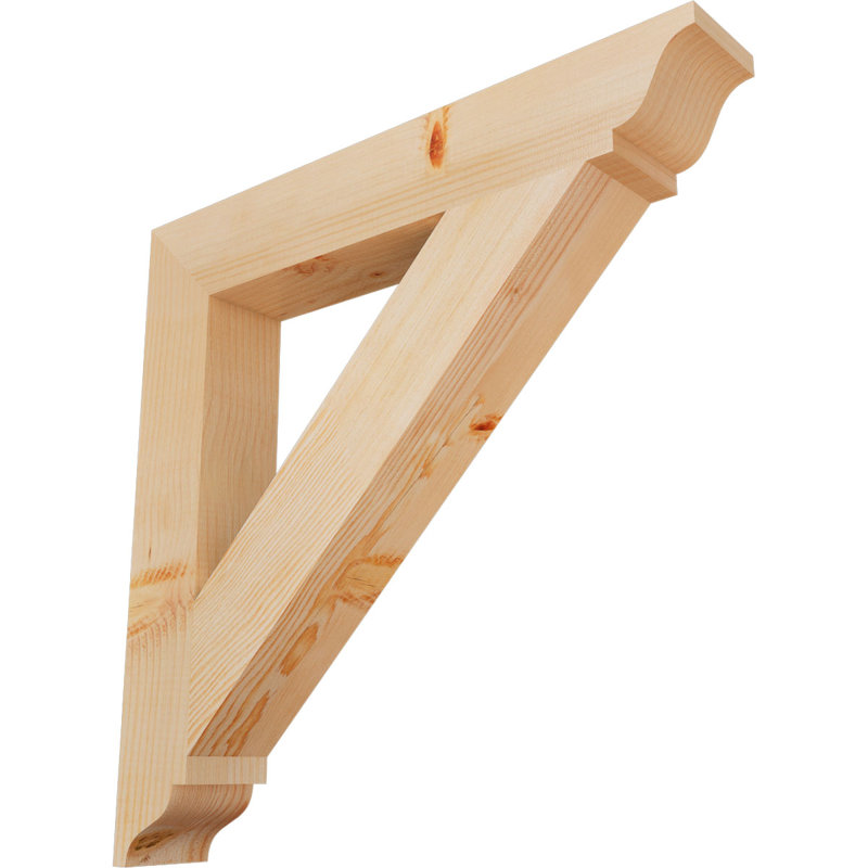 Support traditionnel, H 26 po x l 3,5 po x P 26 po, Douglas (lisse)