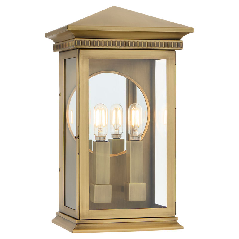 Guilford Solid Brass Flush Mounted Sconce