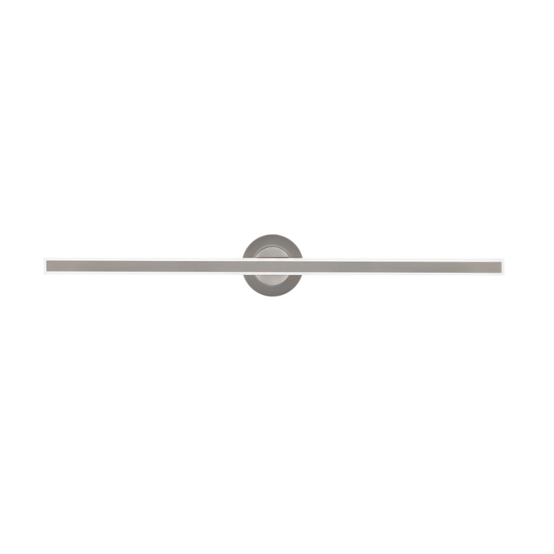 Bastone 1 - Light LED Bath Bar, 36'' W, Brushed Nickel, 3500K