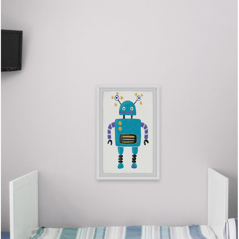 Georgina Starry Robot, reproduction encadrée, H 24 po x l 16 po x P 1,5 po