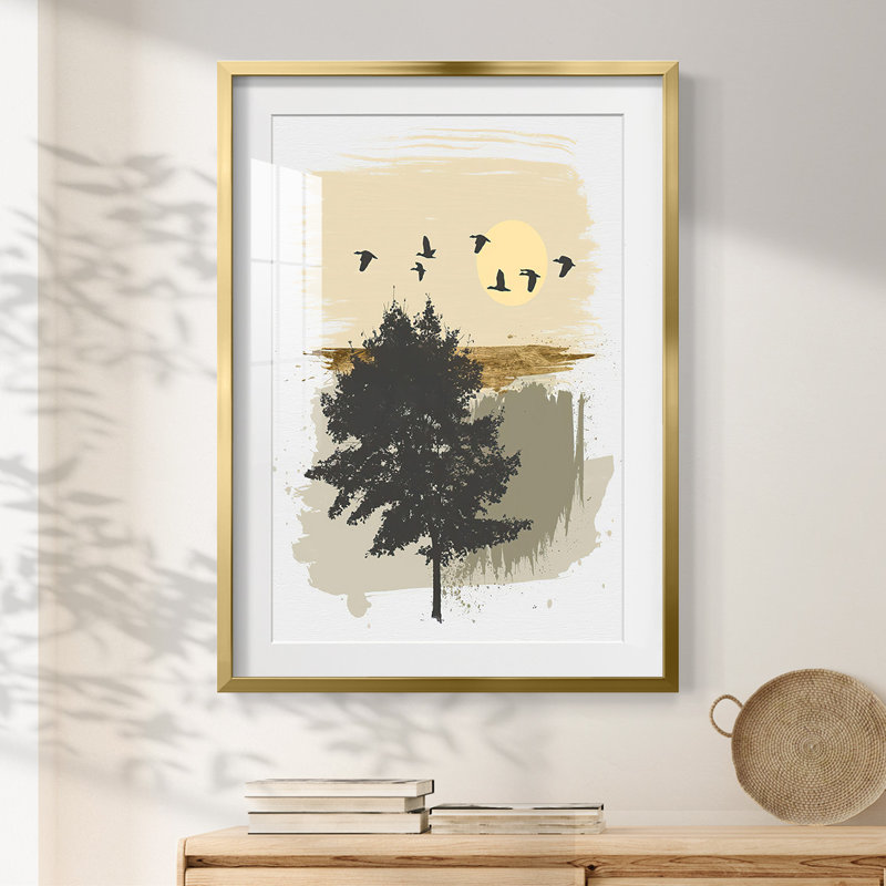 Blushing Abstract II -Gallery Wrapped Canvas, 28.5'' H x 20.5'' W, Gold