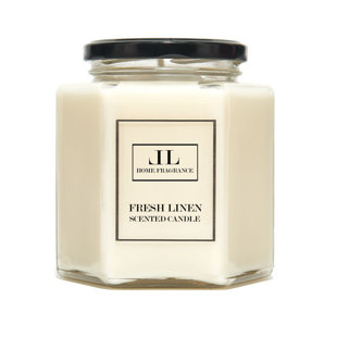 Fresh Linen Scented Jar Candle