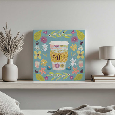 Coffee Floral by Katie Doucette Art Print