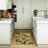 Gemmenne Floral Non-Skid Kitchen Mat-1343964145