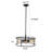 4 - Light Dimmable Drum Chandelier