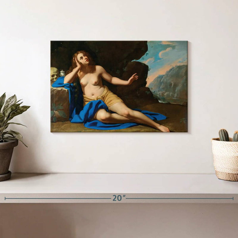 Adella Mary Magdalene In Ecstasy 1654, 8" H x 12" W
