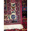Onerva Cotton Oriental Area Rug in Red