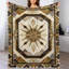 Jeté en flanelle géométrique Starburst Luxury-132936495