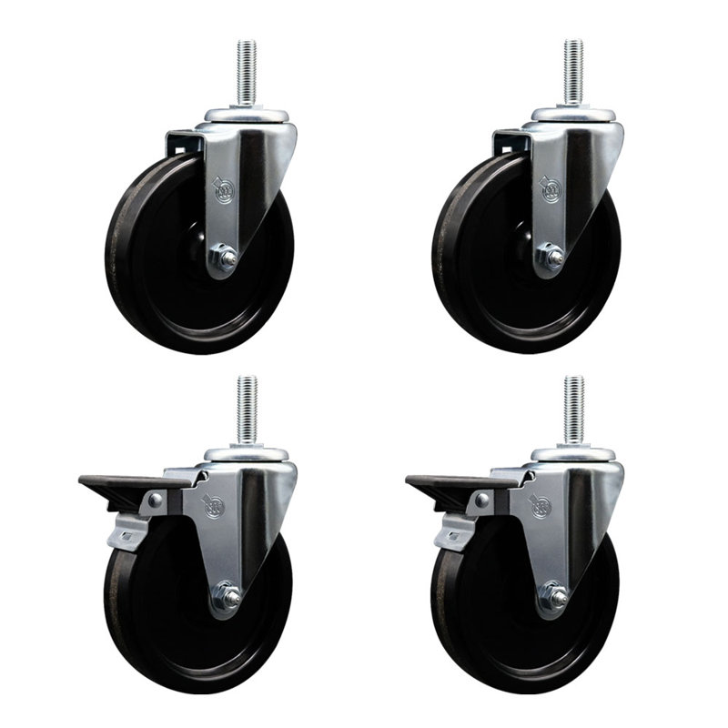 Roue pivotante de 5/8 po