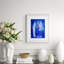 Fernspirationdigo 5' Framed Graphic Art Print on Glass