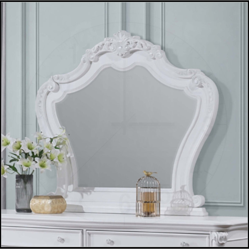 Latisha White Finish Mirror