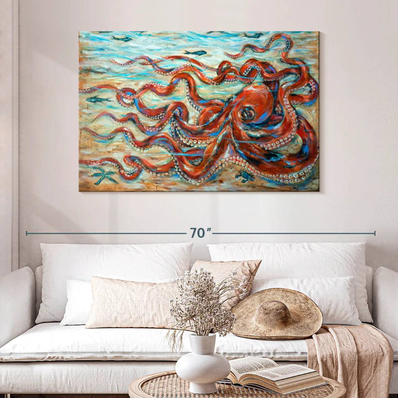 Octopus Crawl, 32" H x 48" W