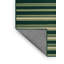 Tapis vert à rayures horizontales lavable à la machine