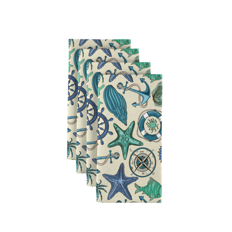 Slagle Polyester Nautical Square Napkin