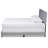 Exmore Upholstered Sleigh, Full Bed, Grey Velvet 58.70'' W X 78.90'' L X 47.00'' H-754631045-754604486