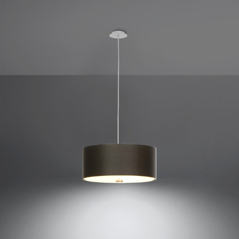DeVecchi 3 - Light Drum Chandelier, Black