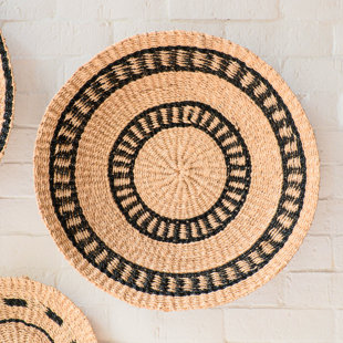 Large Black Round Wall Baskets