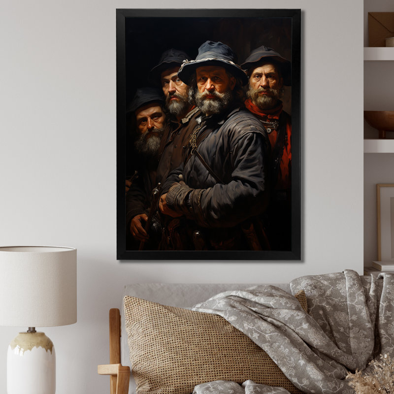 Reproduction d'art sur toile, Cadre photo noir, H 20 po x l 12 po x P 1 po