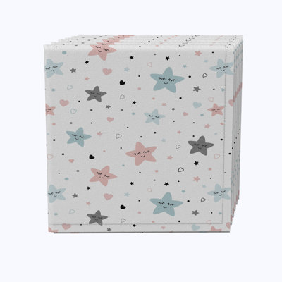 100% Cotton Abstract Square Napkin