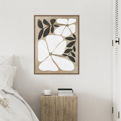 Melty Blooms II by Victoria Barnes Framed Canvas Wall Art Print