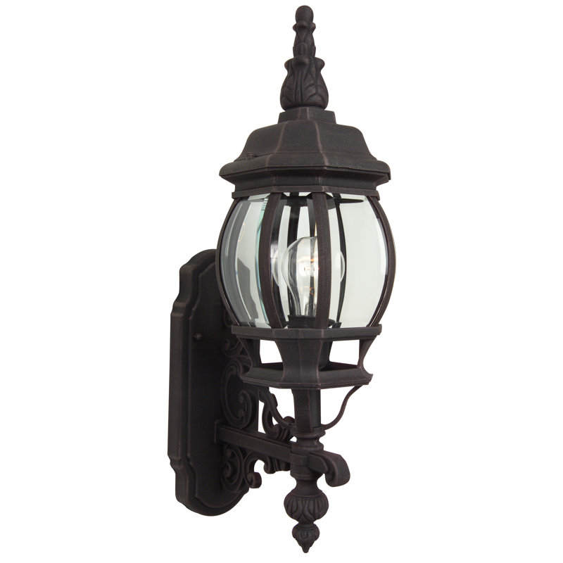 French Style Wall Light, Matte Black