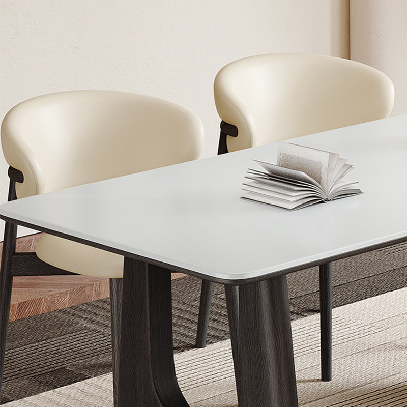 Ensemble de table de salle à manger French Vintage, H 29,5 po x L 78,7 po x l 35,4 po