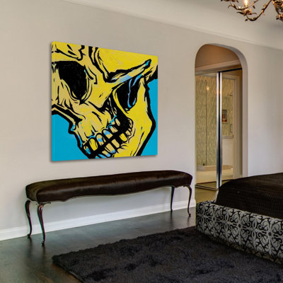 «Skull 1» par Josh Ruggs - peinture sur toile tendue