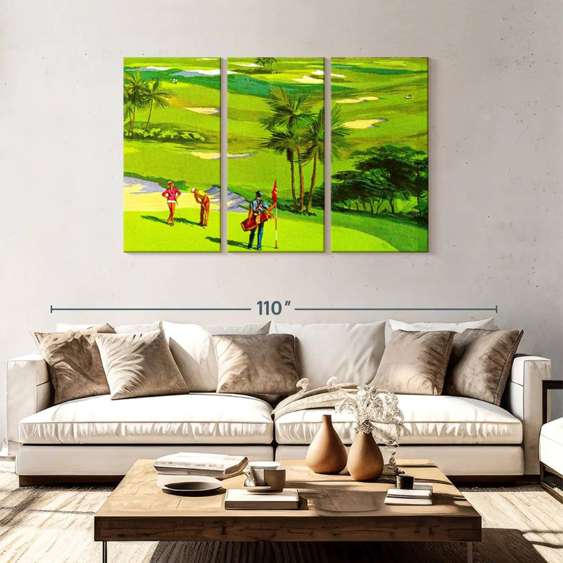 Senne Golf Course, 48" H x 74" W