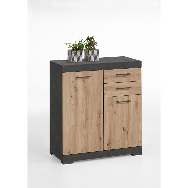 Standley 80cm W 2 - Drawer Chest of Drawers