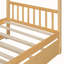 Lit simple en bois avec lit gigogne simple, naturel-918694695-918694692
